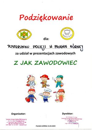 Policjanci piławskiego Posterunku Policji przybliżali swoją profesję w Specjalnym Ośrodku Szkolno-Wychowawczym im. ks. Jana Twardowskiego