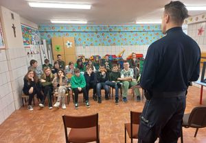 Pogadanka w SP Oleszna