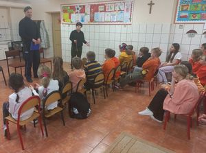 Pogadanka w SP Oleszna