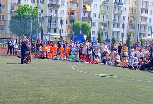 Policjanci na pikniku rodzinnym