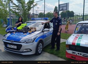 Piławscy policjanci wzięli udział w charytatywnym pikniku dla Bartka