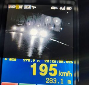 Przekroczył dozwoloną prędkość o 125 km/h !!!