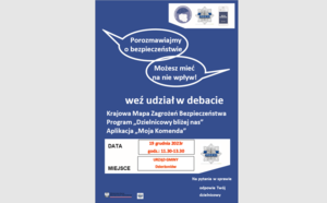 Debata społeczna plakat