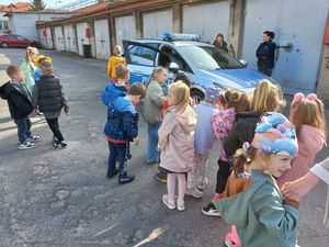 Przedszkolaki w KPP Dzierżoniów