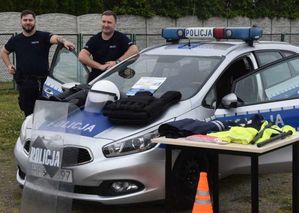 Piknik rodzinny z udziałem policjantów