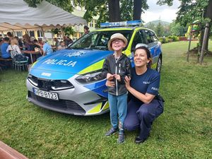 Policjanci na pikniku