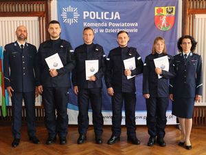 Uroczystość ślubowania nowych policjantów