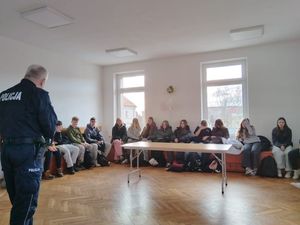 Piławscy policjanci brali udział w przygotowaniach wolontariuszy aby zbiórka odbywała się w sposób bezpieczny.