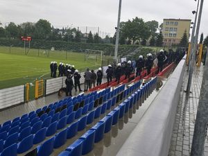 Działania Policji podczas meczu Lechia Dzierżoniów – Bielawianka Bielawa