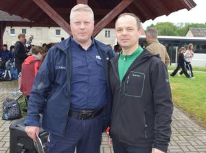 Policja obecna podczas wydarzenia „Tajemnice Wzgórz Kiełczyńskich” 2025