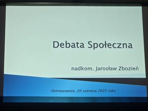 Debata społeczna w Ostroszowicach: wspólnie o bezpieczeństwie na drogach