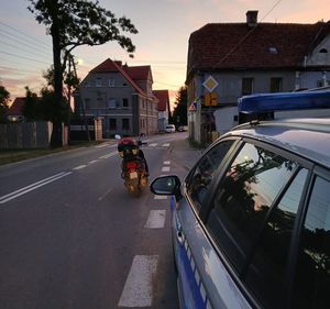 Nietrzeźwa motocyklistka zatrzymana w Pieszycach