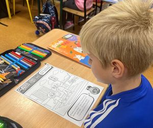 Spotkanie z najmłodszymi o bezpieczeństwie w ruchu drogowym i miejscu zamieszkania