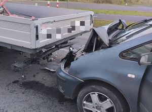 Nietrzeźwy kierowca spowodował zdarzenie drogowe w Dzierżoniowie