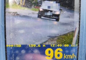 Przekroczenie prędkości 96 na 40