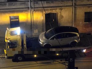 Zabezpieczony samochód nietrzeźwego kierującego.