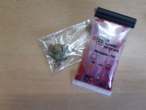 Zabezpieczone przez policjantów amfetamina i marihuana