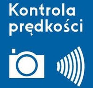 Kontrola prędkości - znak