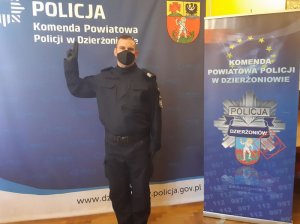 Nowy policjant ślubuje